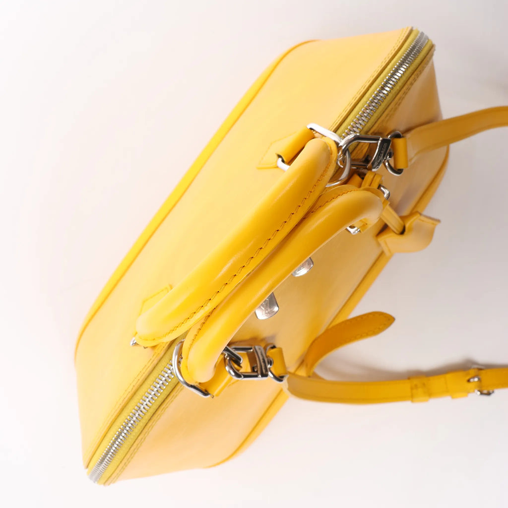 Louis Vuitton Alma PM Epi Leather 2Way Handbag in Yellow M52149