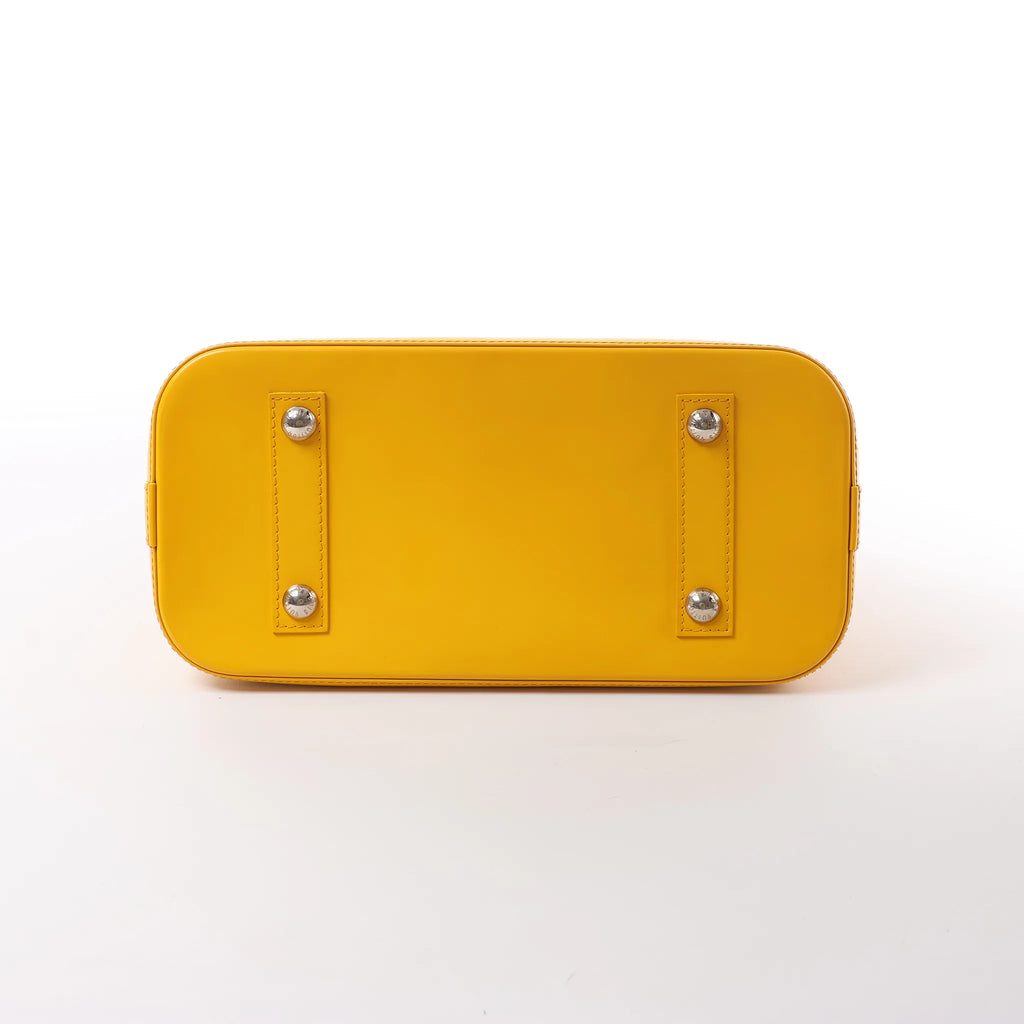 Louis Vuitton Alma PM Epi Leather 2Way Handbag in Yellow M52149