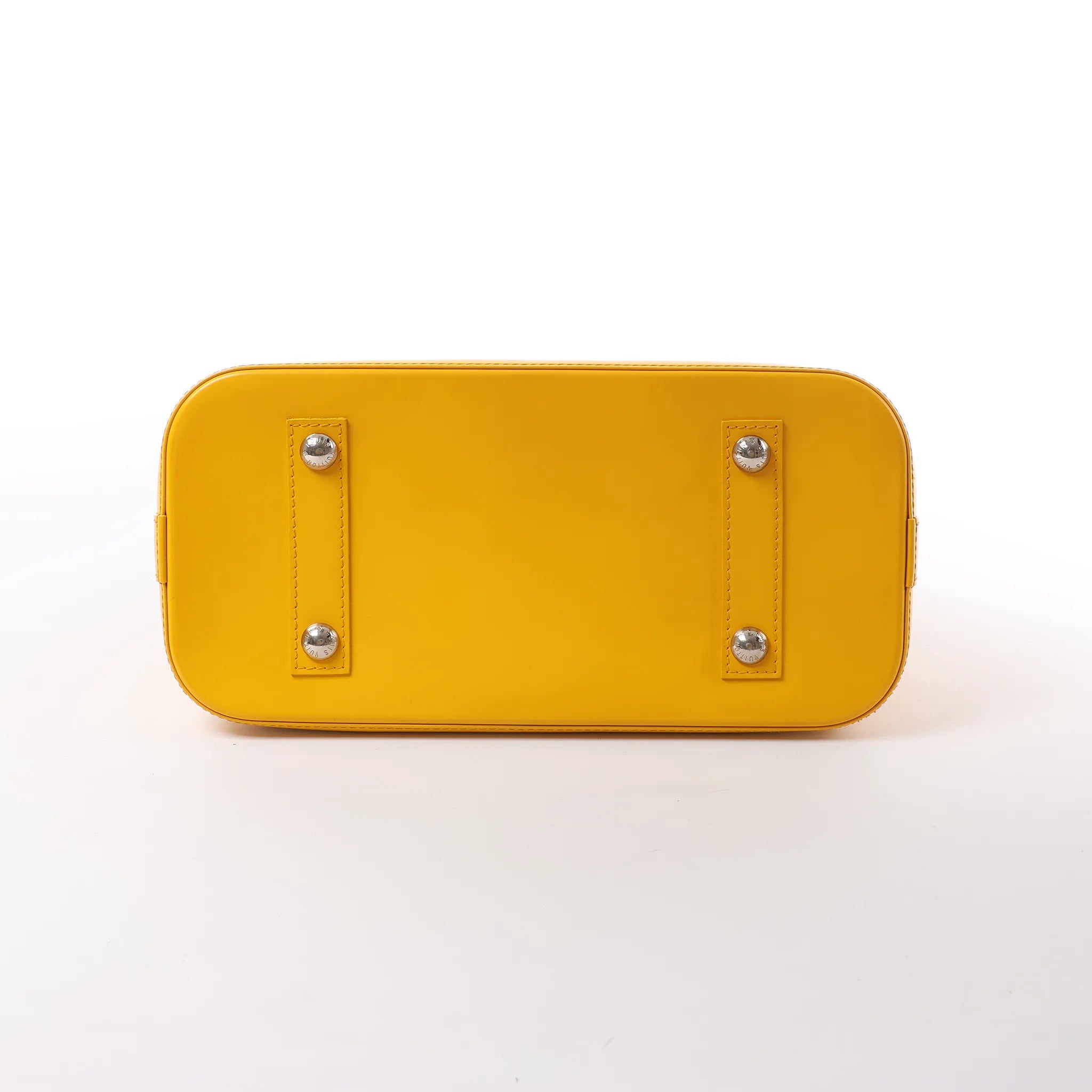 Louis Vuitton Alma PM Epi Leather 2Way Handbag in Yellow M52149
