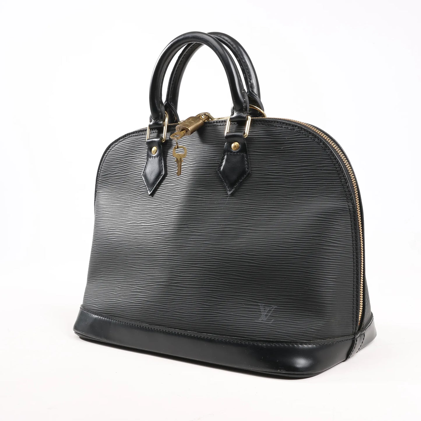 Louis Vuitton Epi Leather Alma PM Handbag in Black M52142