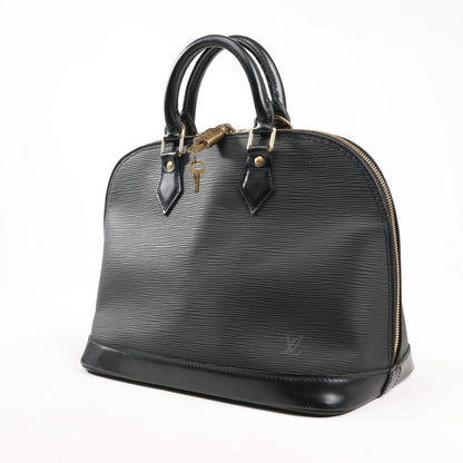 Louis Vuitton Epi Leather Alma PM Handbag in Black M52142