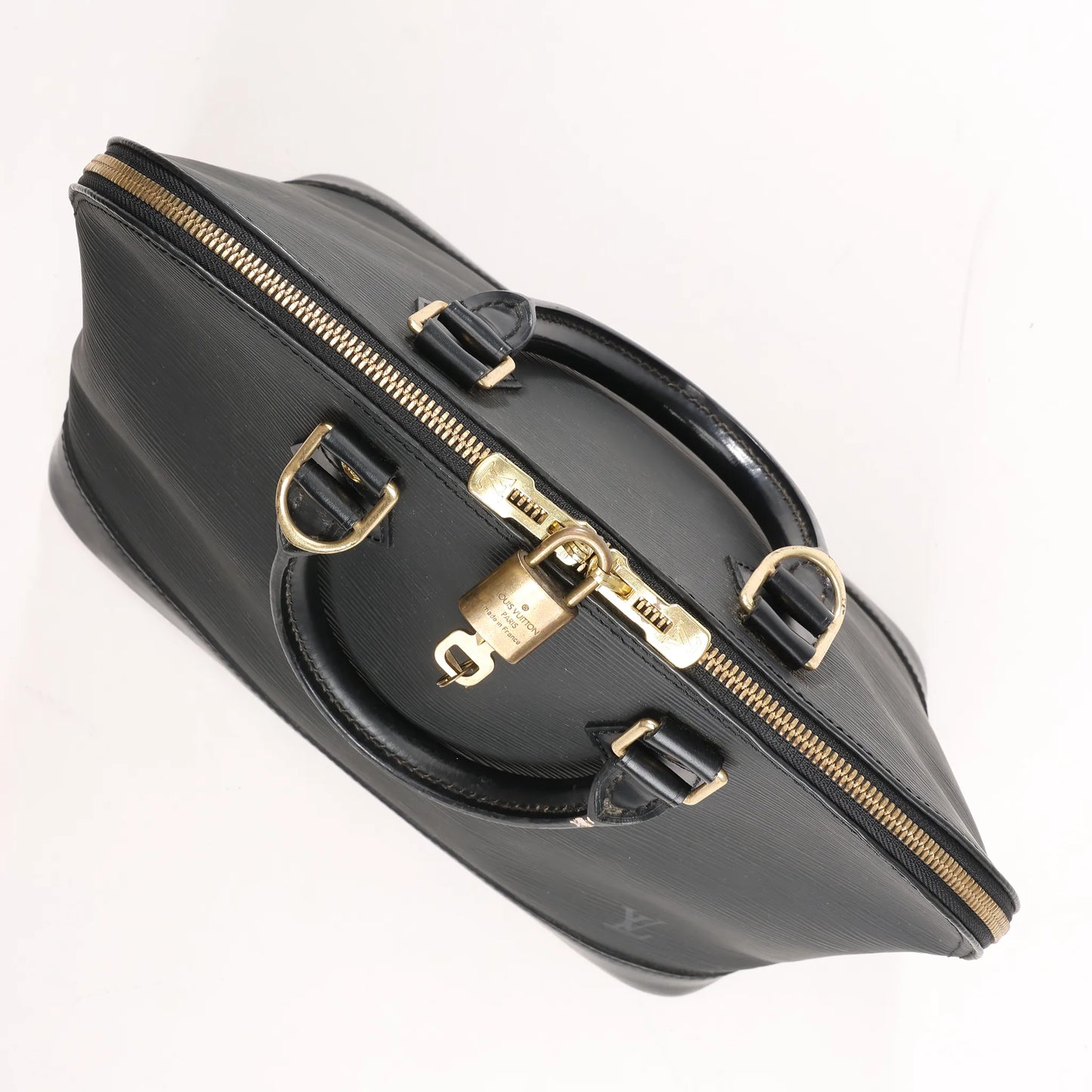 Louis Vuitton Epi Leather Alma PM Handbag in Black M52142