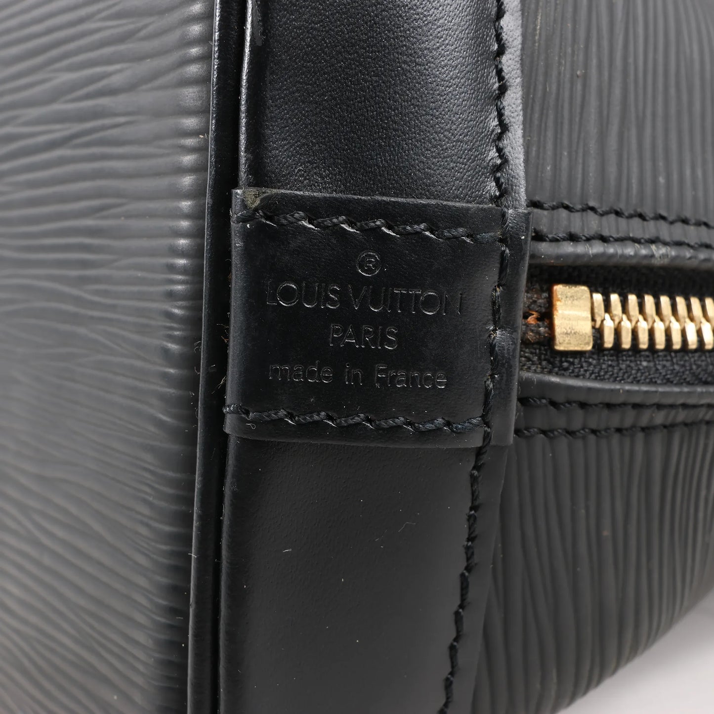 Louis Vuitton Epi Leather Alma PM Handbag in Black M52142