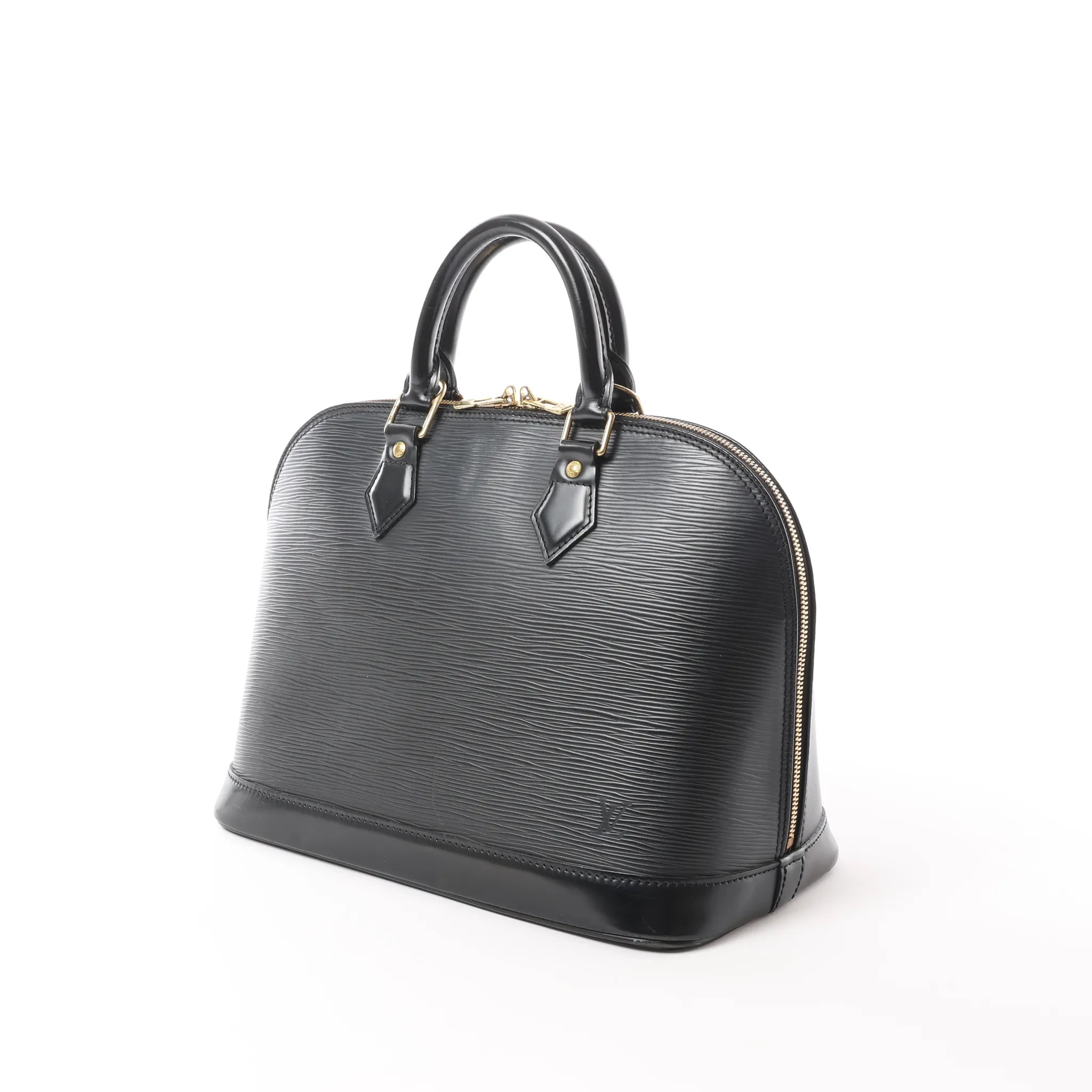 Louis Vuitton Alma PM Epi Leather Handbag in Black M52142