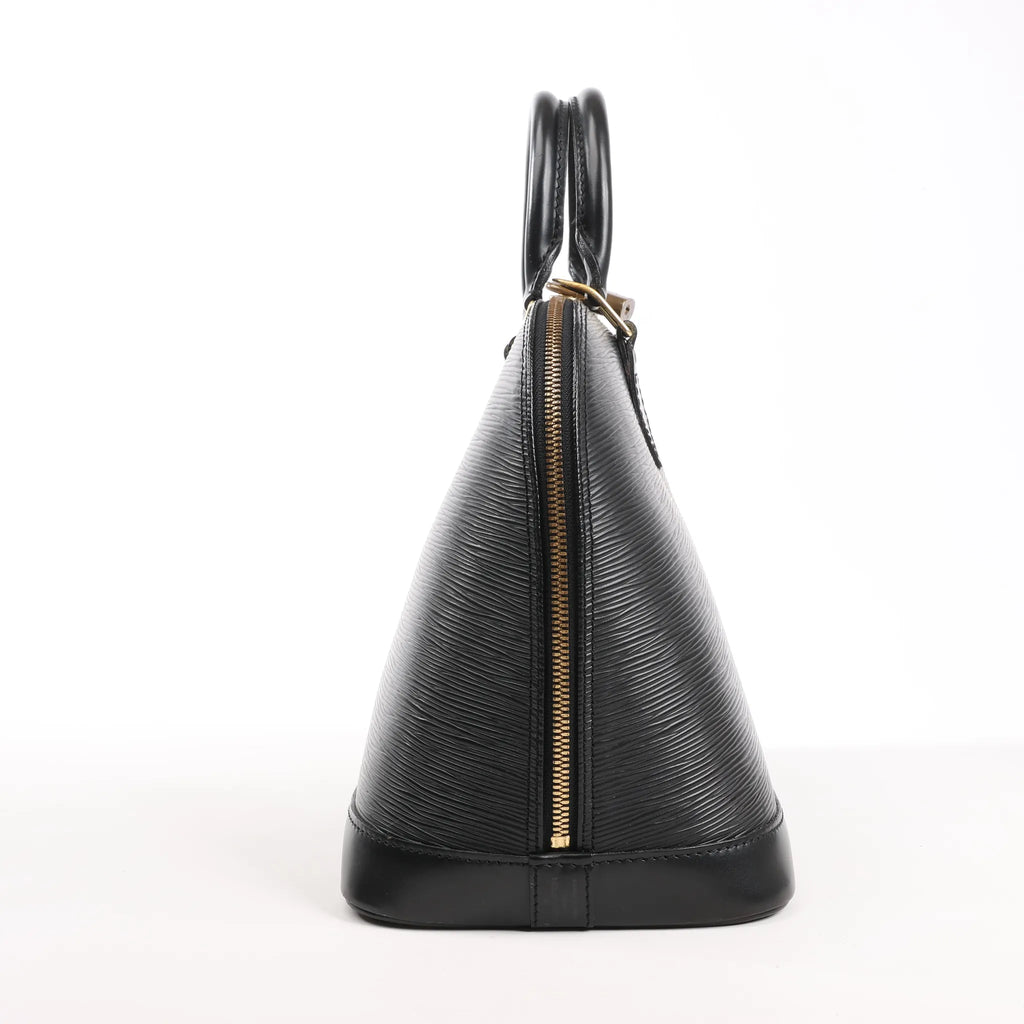 Louis Vuitton Epi Leather Alma PM Handbag in Black M52142