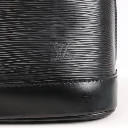 Louis Vuitton Epi Leather Alma PM 2Way Handbag in Black M52142