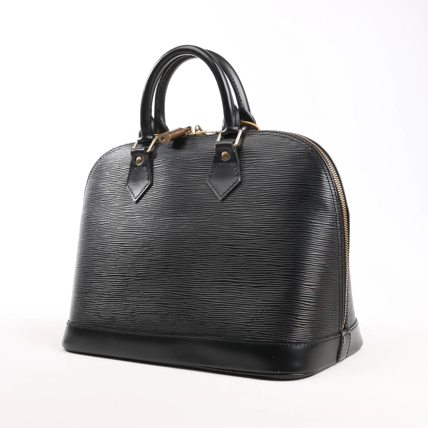 Louis Vuitton Epi Leather Alma PM Handbag in Black M52142