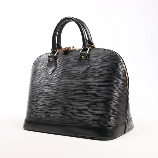 Louis Vuitton Epi Leather Alma PM Handbag in Black M52142