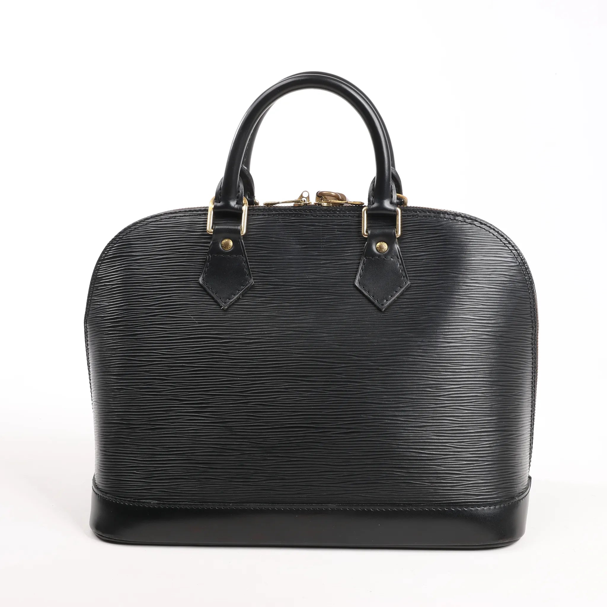 Louis Vuitton Epi Leather Alma PM Handbag in Black M52142