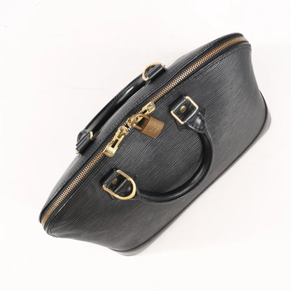 Louis Vuitton Epi Leather Alma PM Handbag in Black M52142