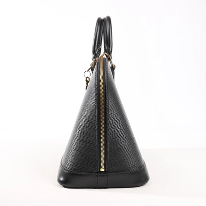 Louis Vuitton Epi Leather Alma PM Handbag in Black M52142