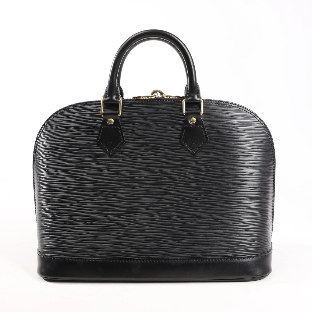 Louis Vuitton Epi Leather Alma PM Handbag in Black M52142