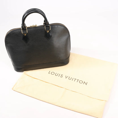 Louis Vuitton Epi Leather Alma PM Handbag in Black M52142