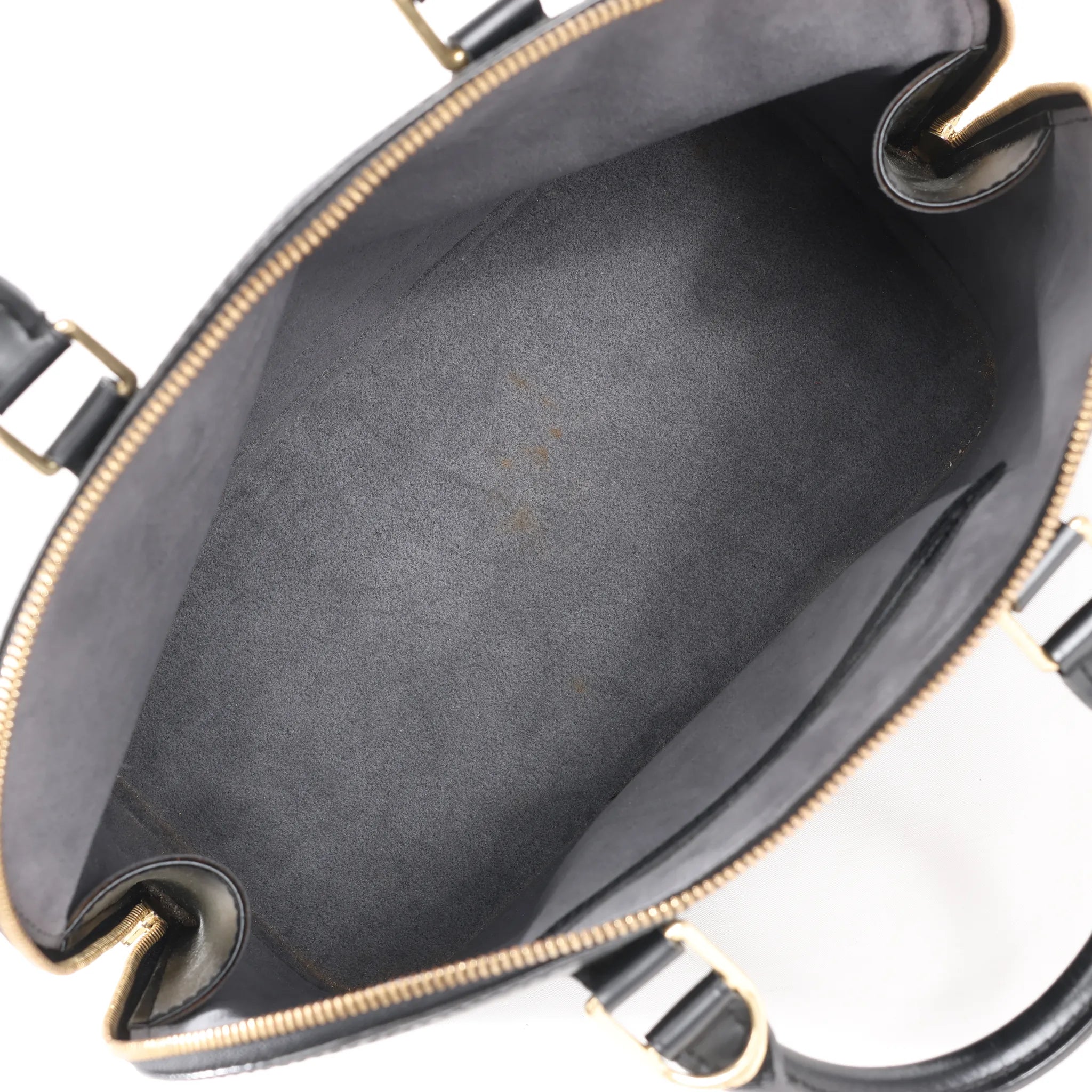Louis Vuitton Epi Leather Alma PM Handbag in Black M52142