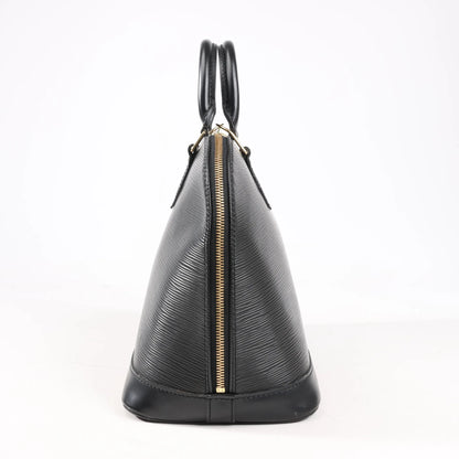 Louis Vuitton Epi Leather Alma PM Handbag in Black M52142