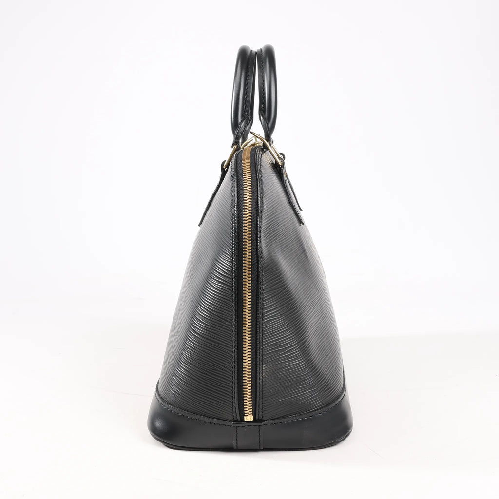 Louis Vuitton Epi Leather Alma PM Handbag in Black M52142