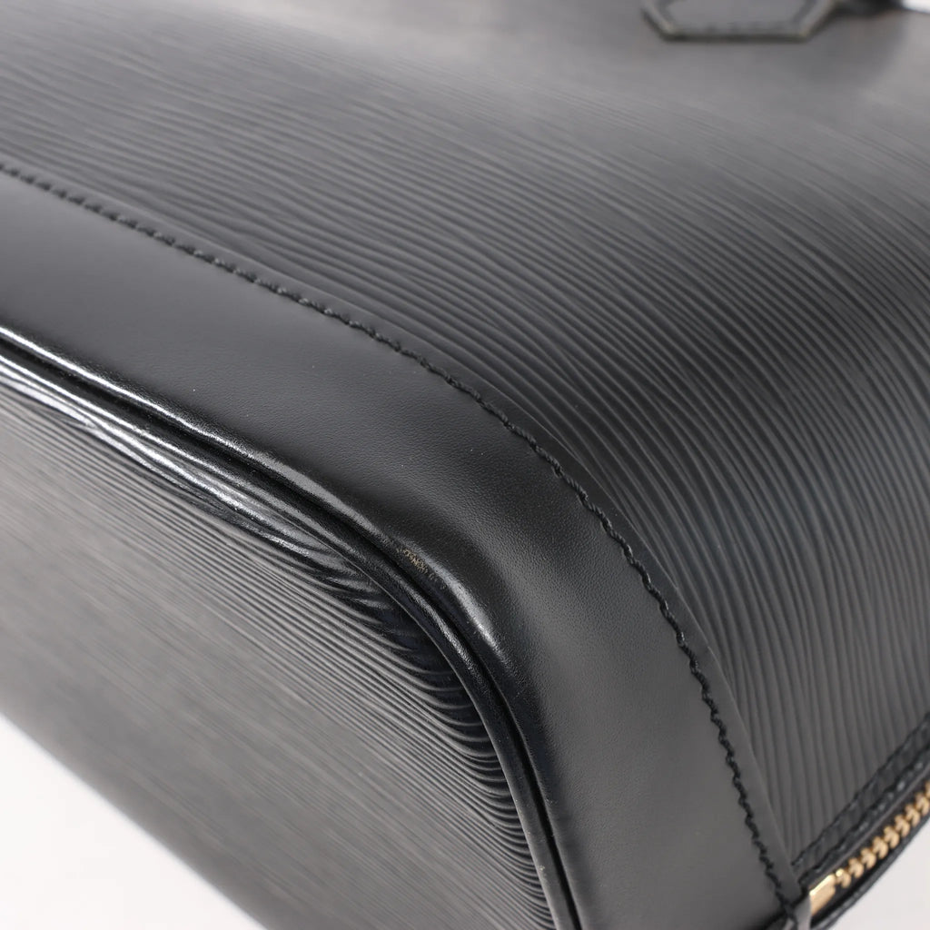 Louis Vuitton Epi Leather Alma PM Handbag in Black M52142