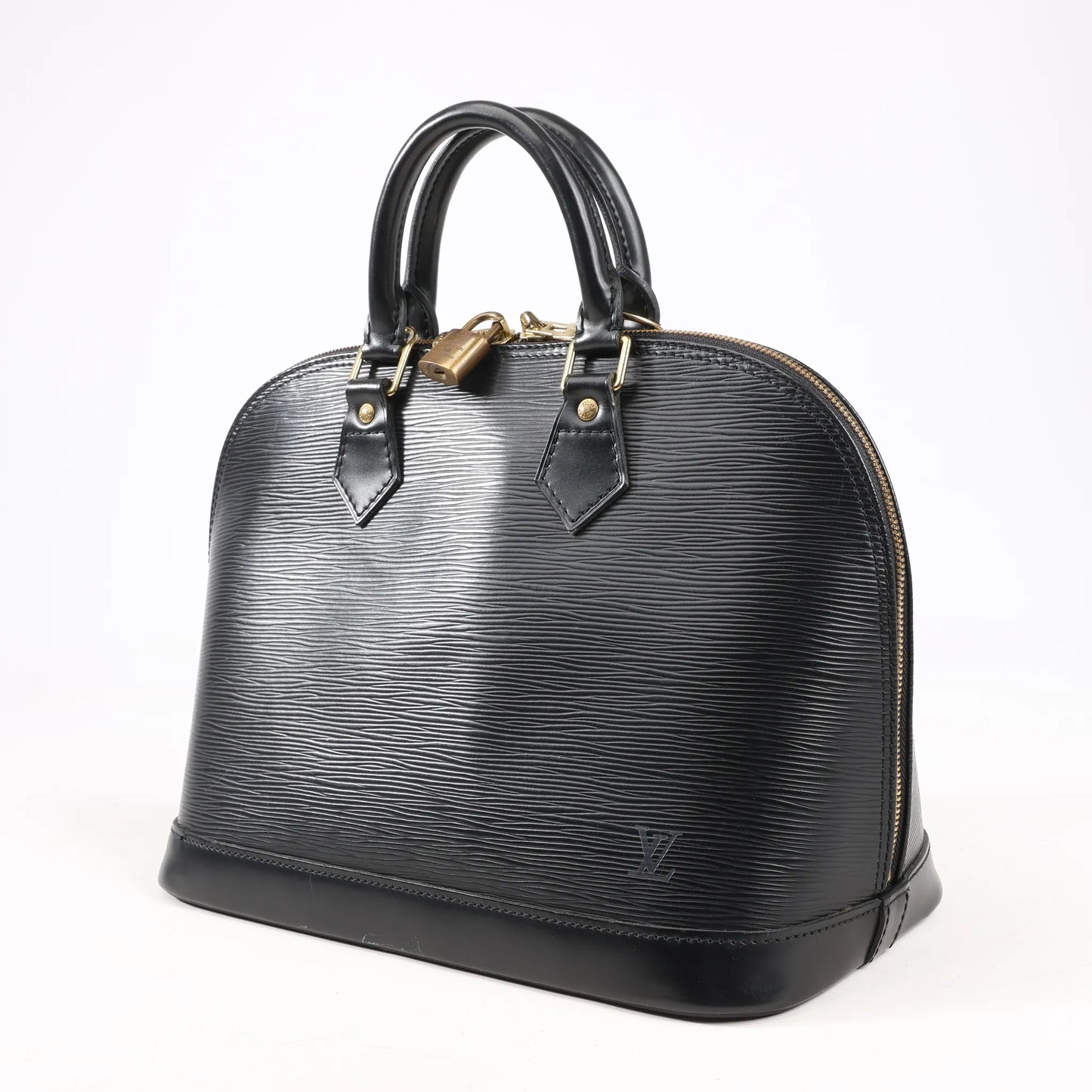 Louis Vuitton Epi Leather Alma PM Handbag in Black M52142