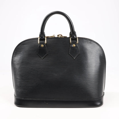 Louis Vuitton Epi Leather Alma PM Handbag in Black M52142