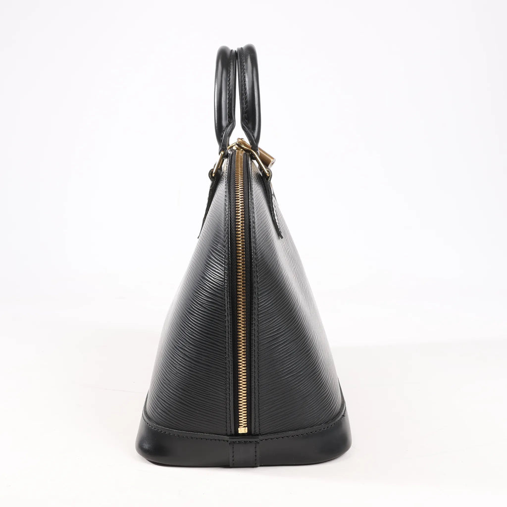 Louis Vuitton Epi Leather Alma PM Handbag in Black M52142