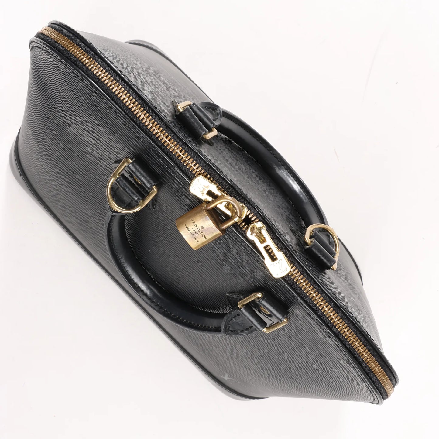 Louis Vuitton Epi Leather Alma PM Handbag in Black M52142