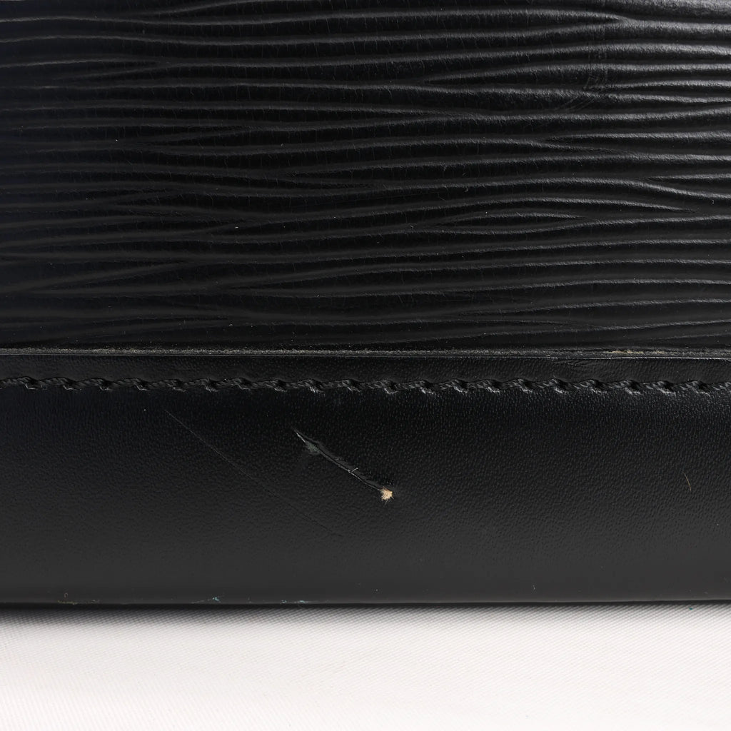 Louis Vuitton Epi Leather Alma PM Handbag in Black M52142