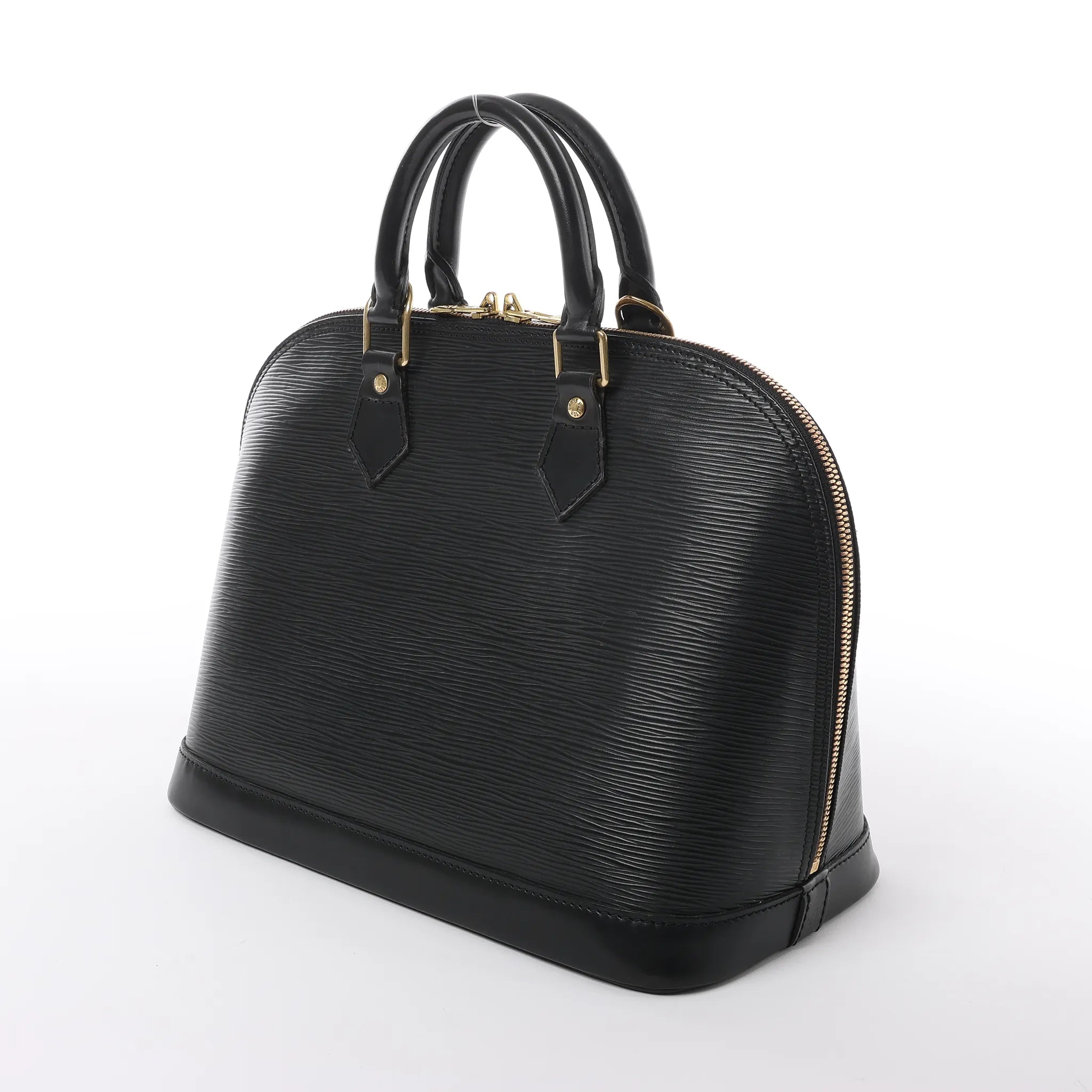 Louis Vuitton Alma PM Epi Leather Handbag in Black M52142