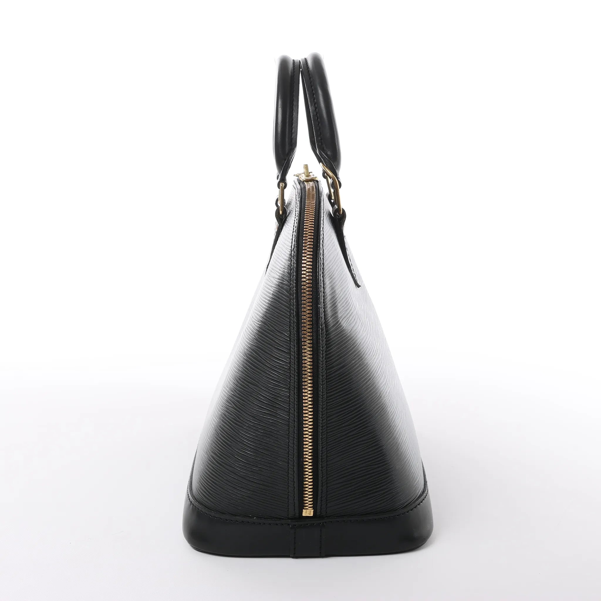 Louis Vuitton Alma PM Epi Leather Handbag in Black M52142