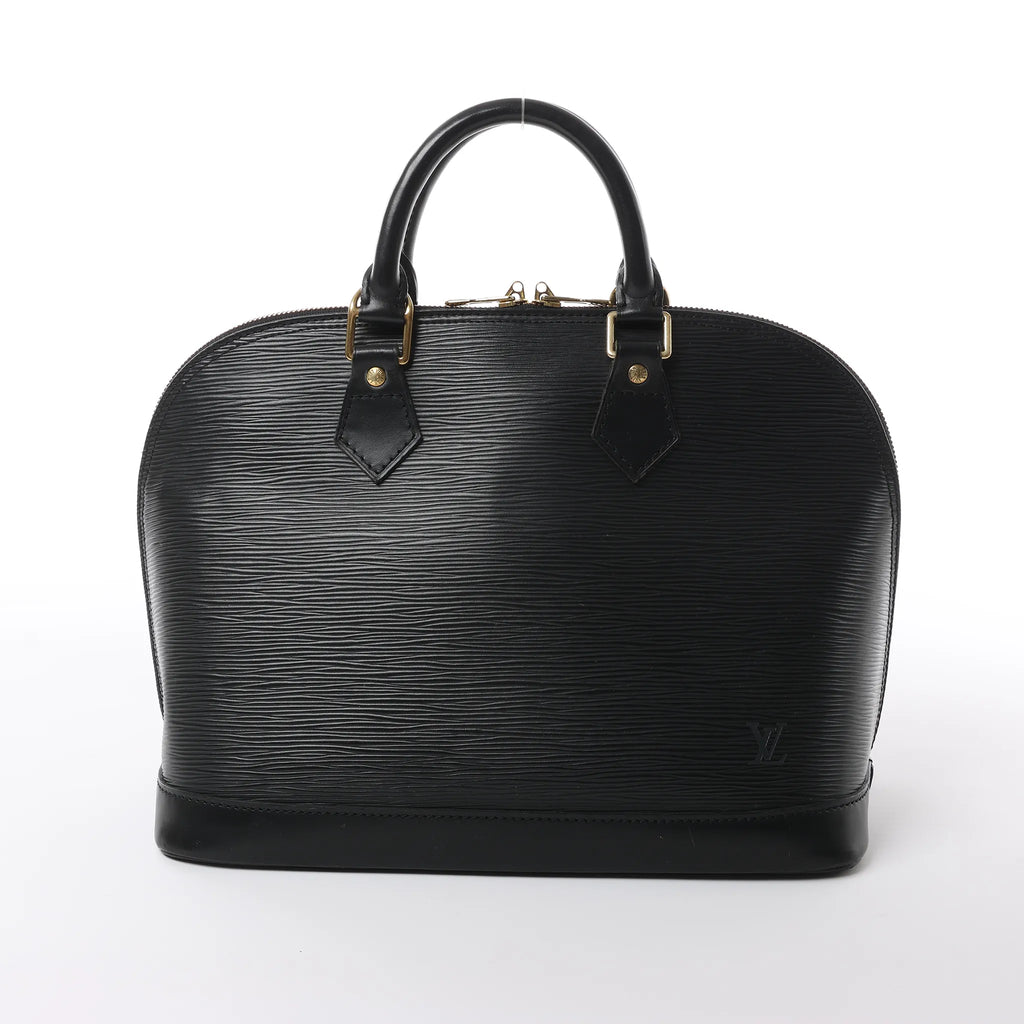Louis Vuitton Alma PM Epi Leather Handbag in Black M52142
