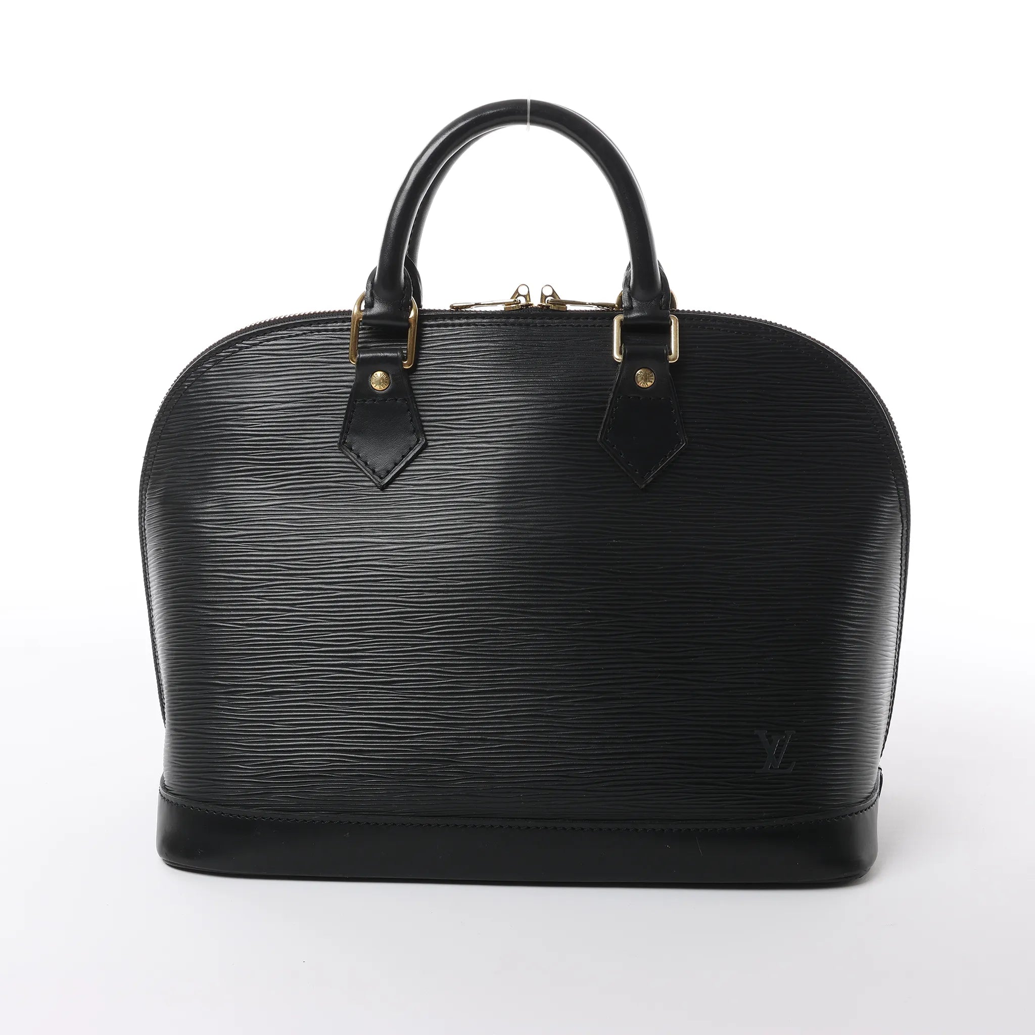 Louis Vuitton Alma PM Epi Leather Handbag in Black M52142