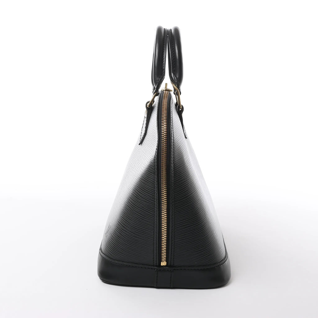 Louis Vuitton Alma PM Epi Leather Handbag in Black M52142