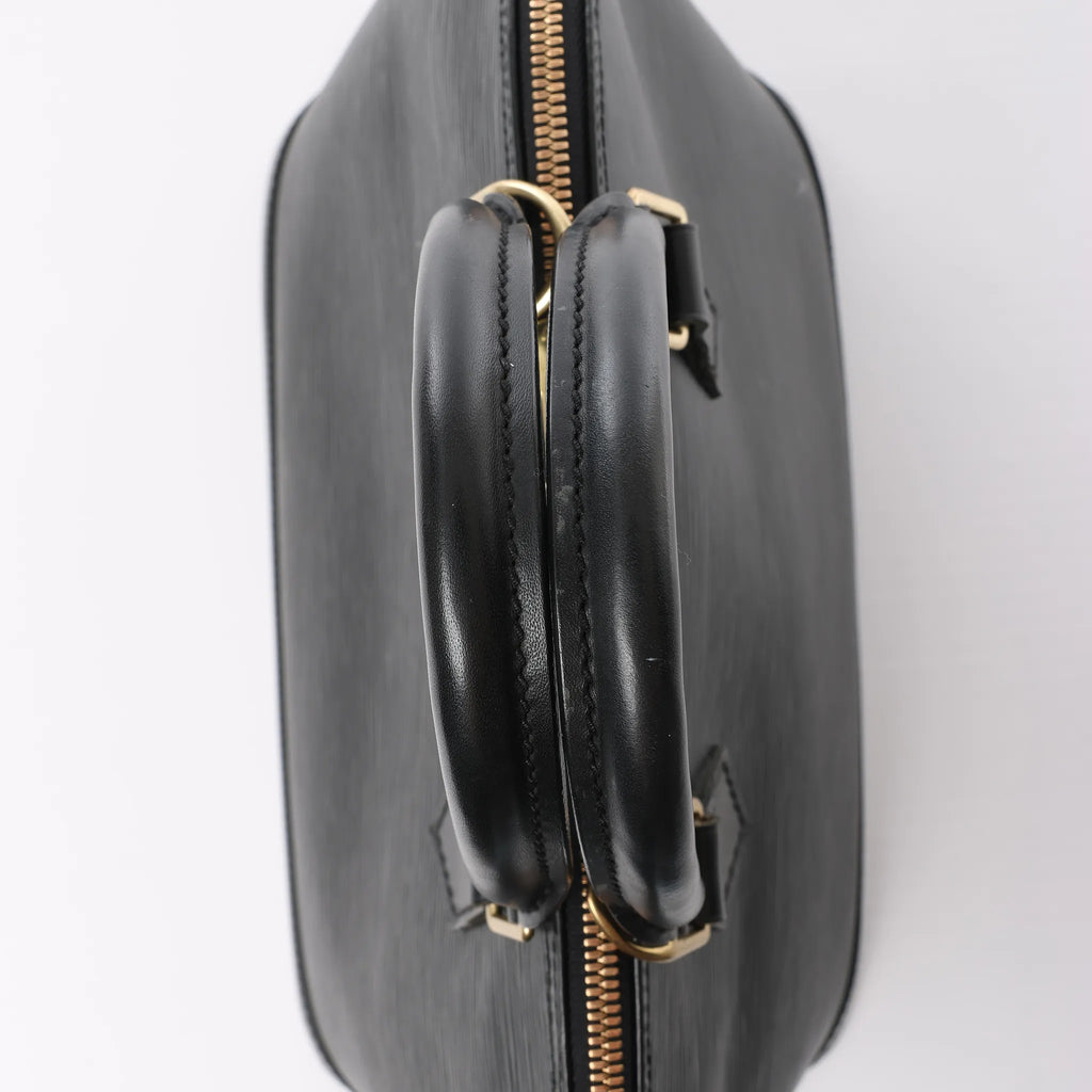 Louis Vuitton Alma PM Epi Leather Handbag in Black M52142