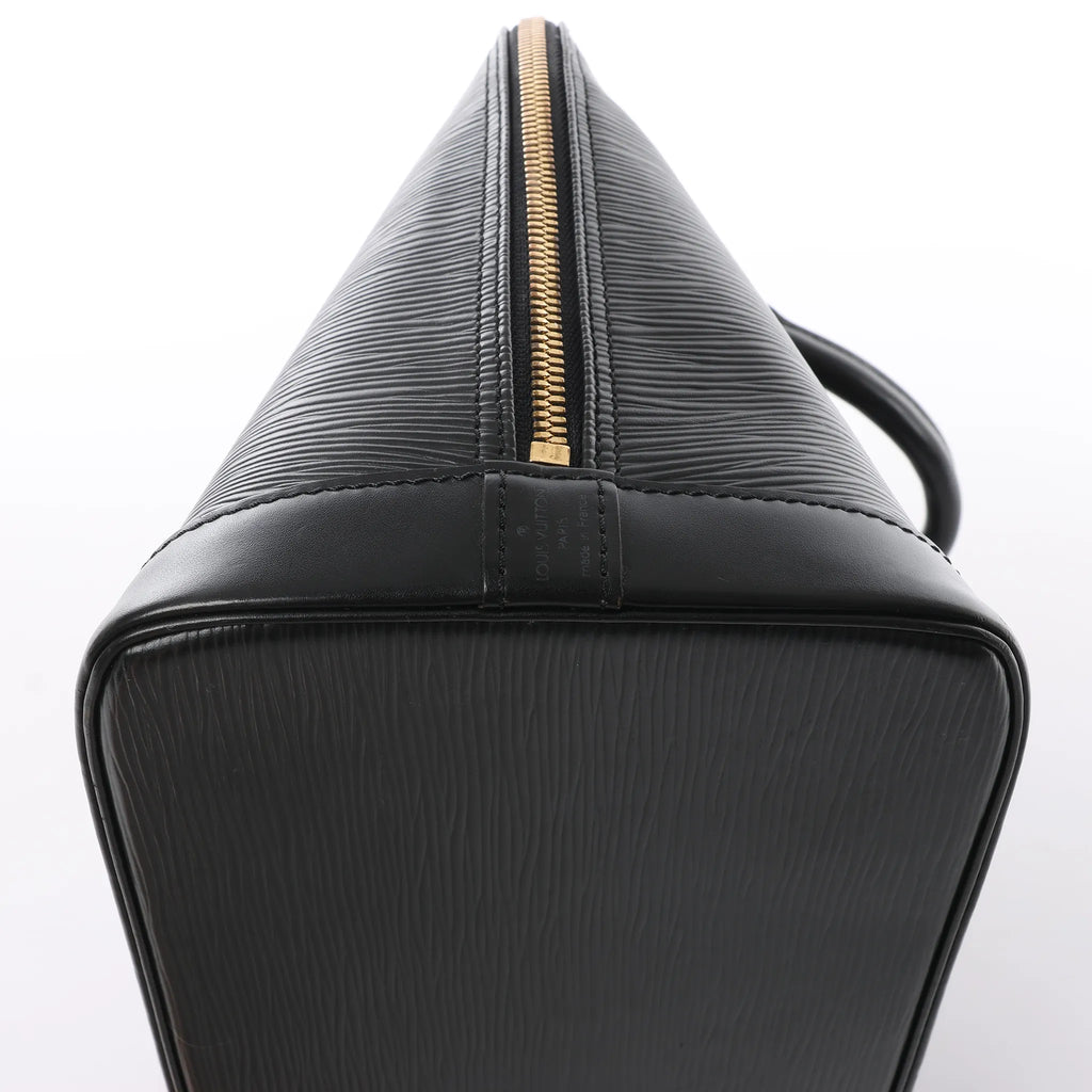 Louis Vuitton Alma PM Epi Leather Handbag in Black M52142