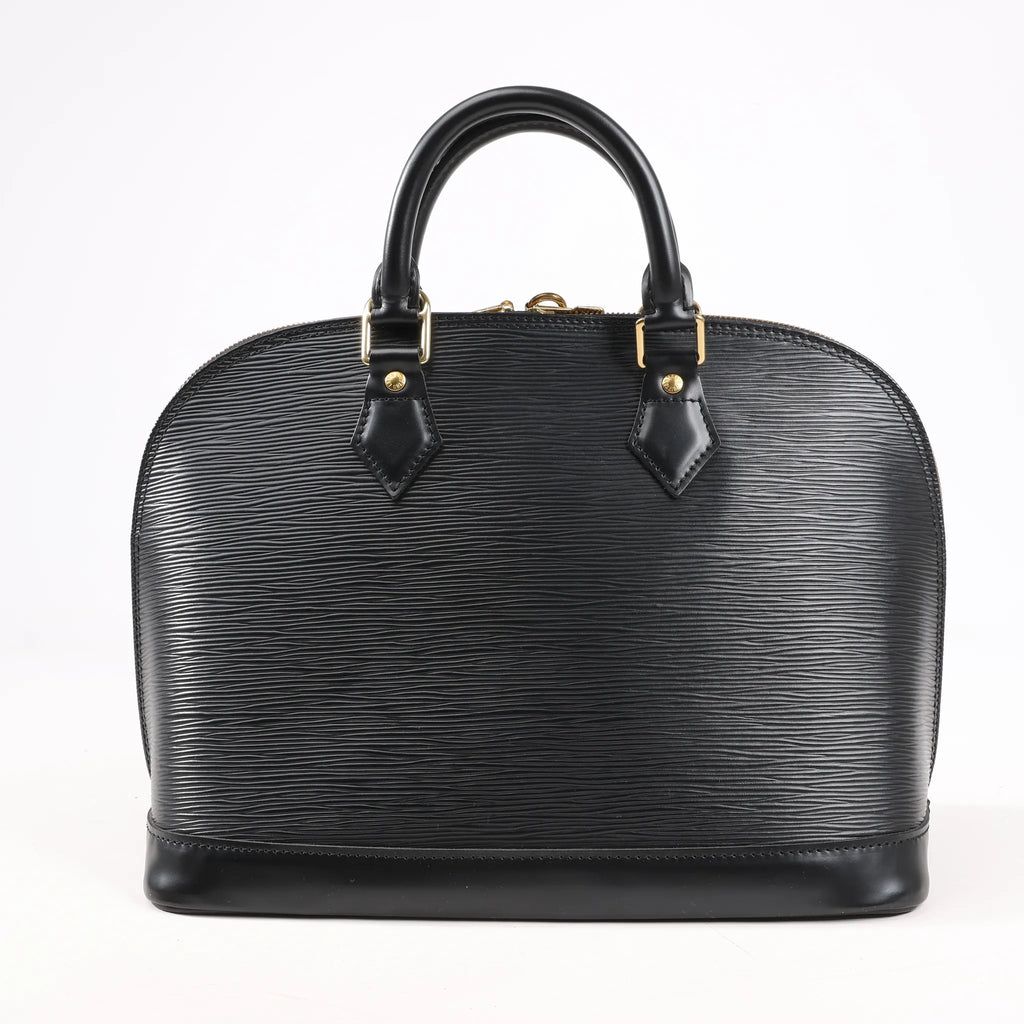 Louis Vuitton Epi Leather Alma PM Handbag in Black M52142