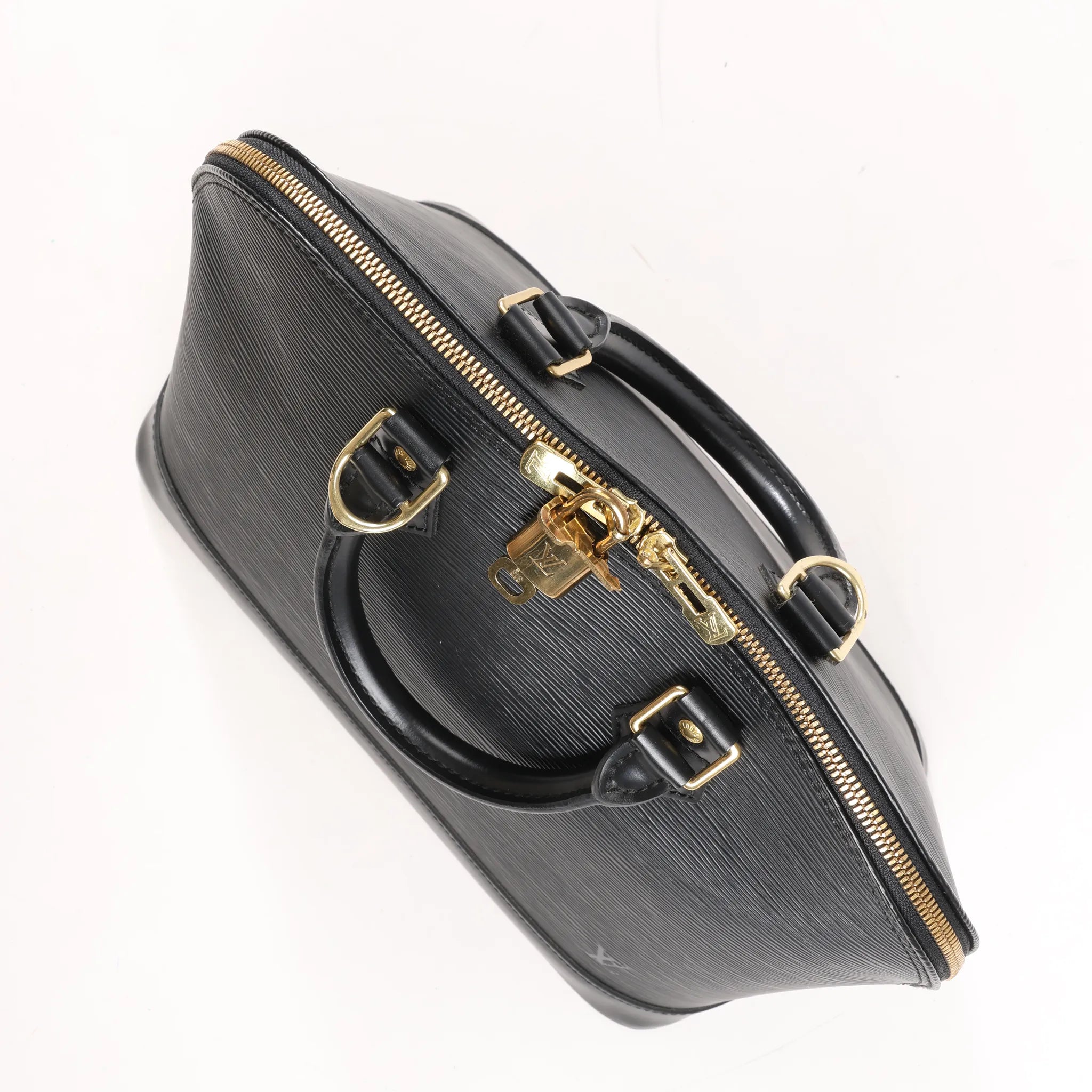 Louis Vuitton Epi Leather Alma PM Handbag in Black M52142