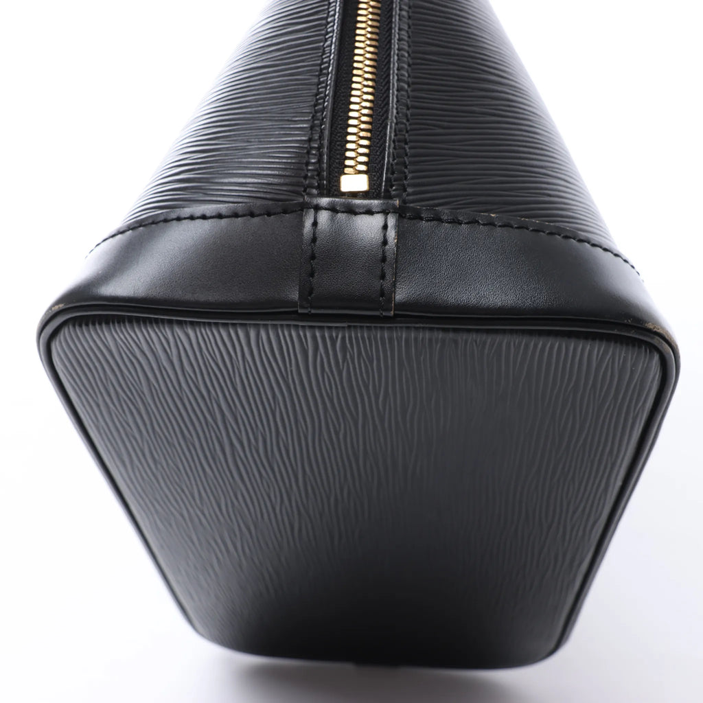 Louis Vuitton Alma PM Epi Leather Handbag in Black M52142