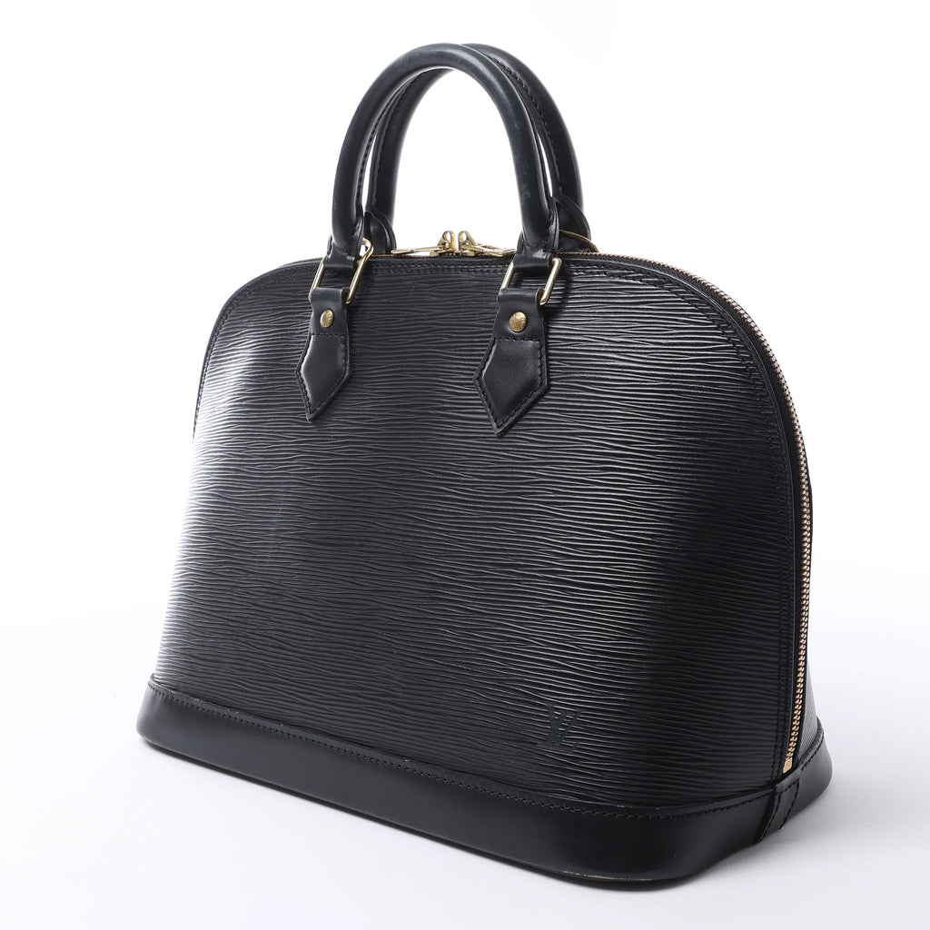 Louis Vuitton Alma PM Epi Leather Handbag in Black M52142