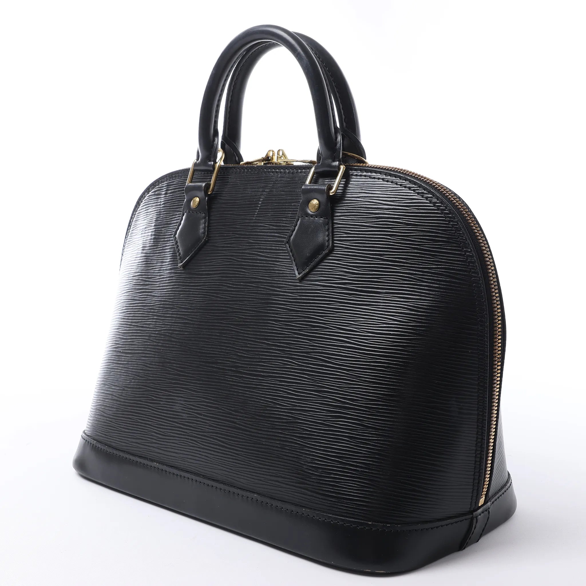 Louis Vuitton Alma PM Epi Leather Handbag in Black M52142