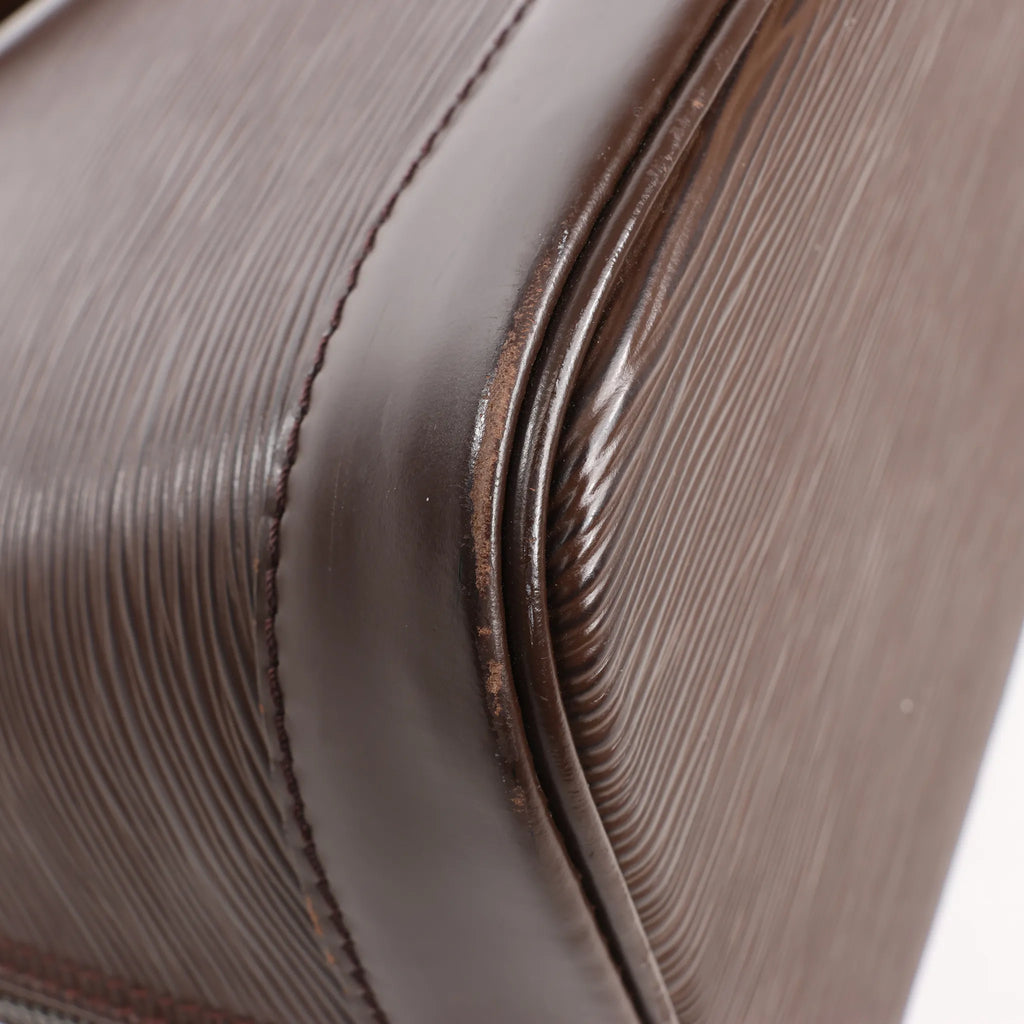 Louis Vuitton Alma PM Epi Leather Handbag in Brown M52143