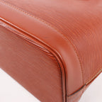 Louis Vuitton Epi Leather Alma PM 2Way Handbag in Brown M52143