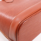 Louis Vuitton Epi Leather Alma PM 2Way Handbag in Brown M52143