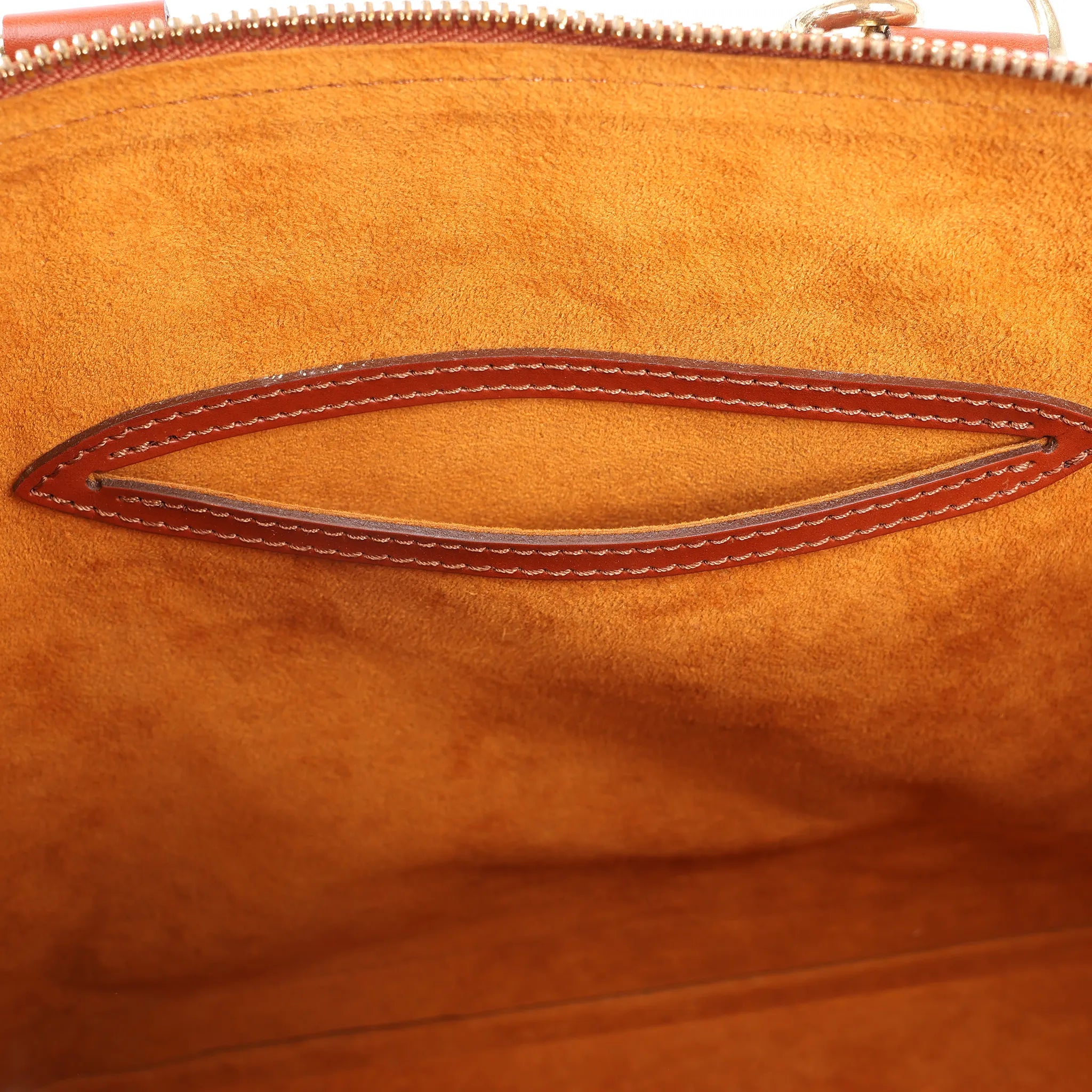 Louis Vuitton Epi Leather Alma PM 2Way Handbag in Brown M52143