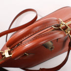 Louis Vuitton Epi Leather Alma PM 2Way Handbag in Brown M52143