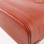 Louis Vuitton Epi Leather Alma PM 2Way Handbag in Brown M52143