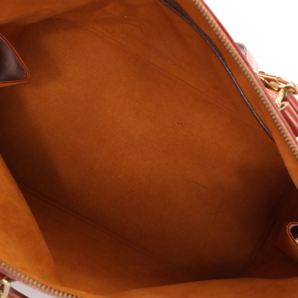 Louis Vuitton Epi Leather Alma PM 2Way Handbag in Brown M52143