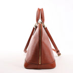 Louis Vuitton Epi Leather Alma PM 2Way Handbag in Brown M52143
