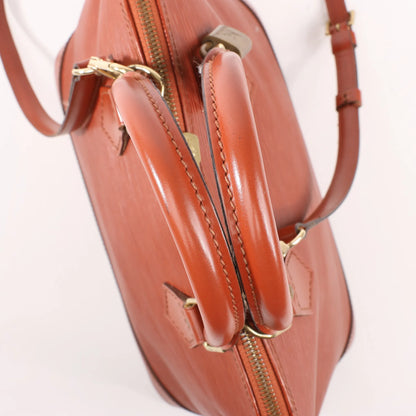 Louis Vuitton Epi Leather Alma PM 2Way Handbag in Brown M52143