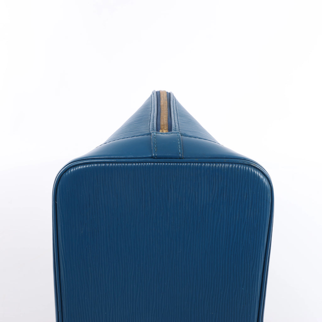 Louis Vuitton Alma Epi Leather Handbag in Blue M52145