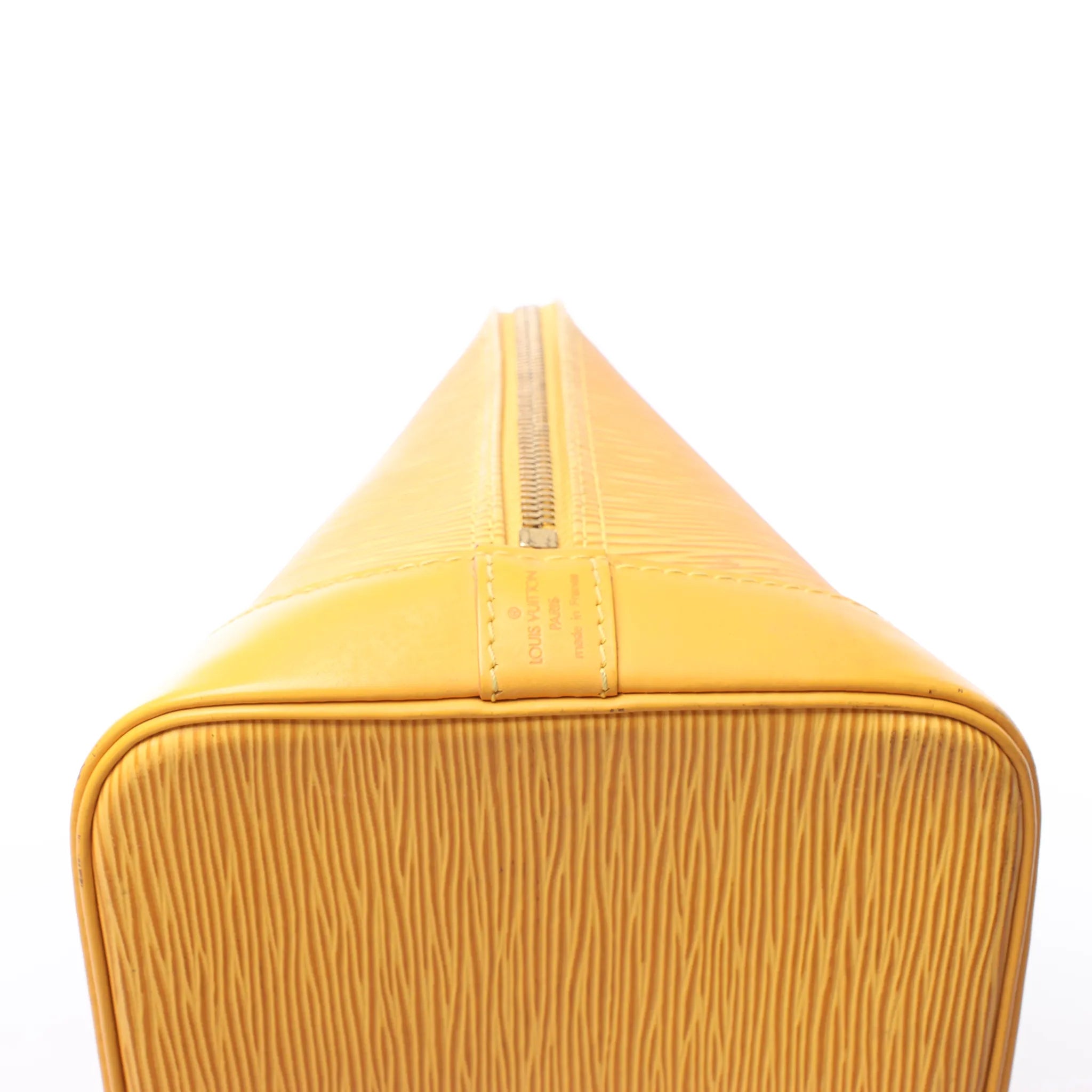 Louis Vuitton Alma PM Epi Leather Handbag in Yellow M52149