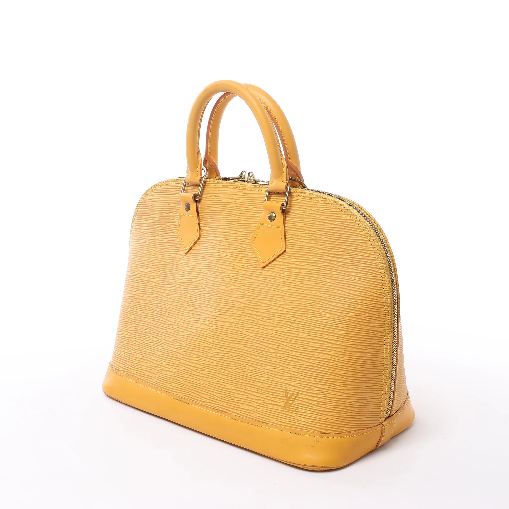 Louis Vuitton Alma PM Epi Leather Handbag in Yellow M52149